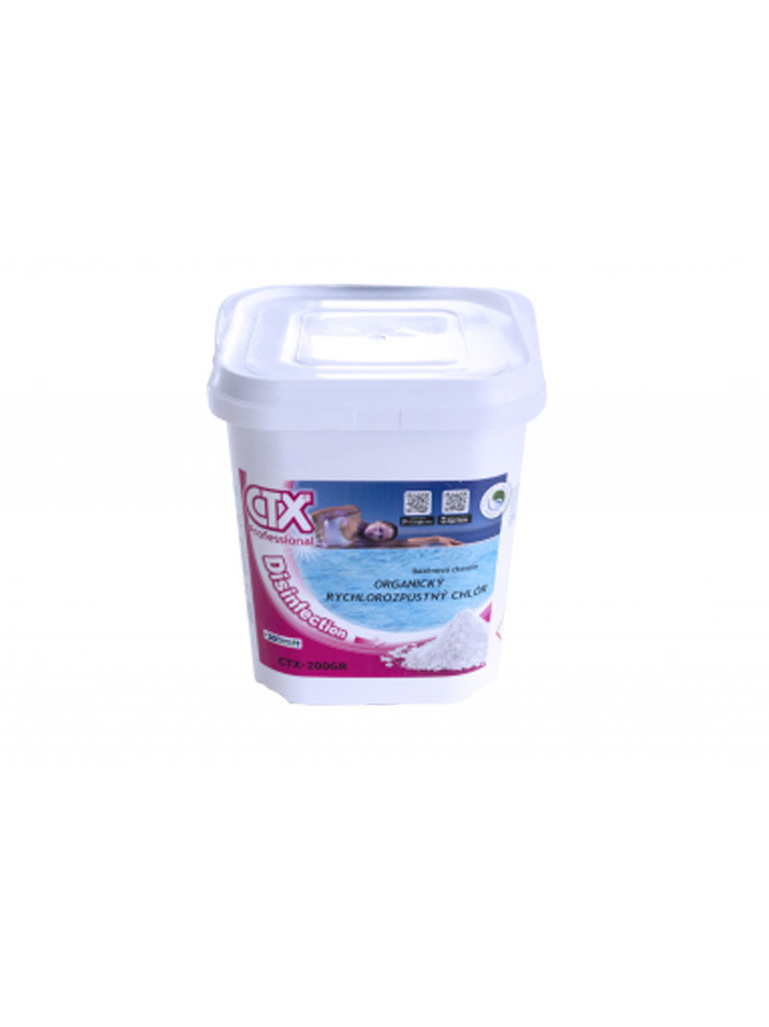 CTX-200GR Organický rychlorozpustný chlór CTX-200GR Organický rychlorozpustný chlór